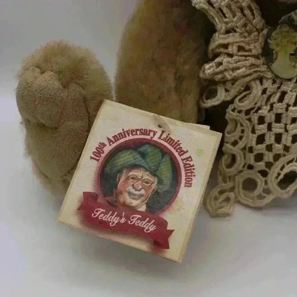 🔴🤎💥TEDDY BEAR TEDDY'S TEDDY 100TH ANNIVERSARY LIMITED EDITION  - Picture 2 of 9
